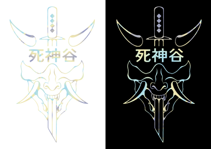 Sticker Luneta - DEMON KATANA
