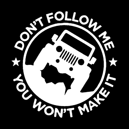 Sticker - DON'T FOLLOW ME