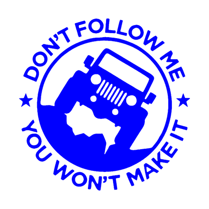 Sticker - DON'T FOLLOW ME