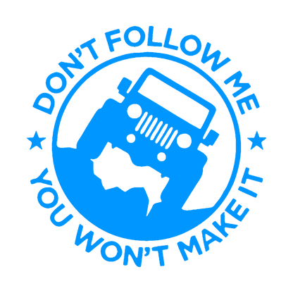 Sticker - DON'T FOLLOW ME