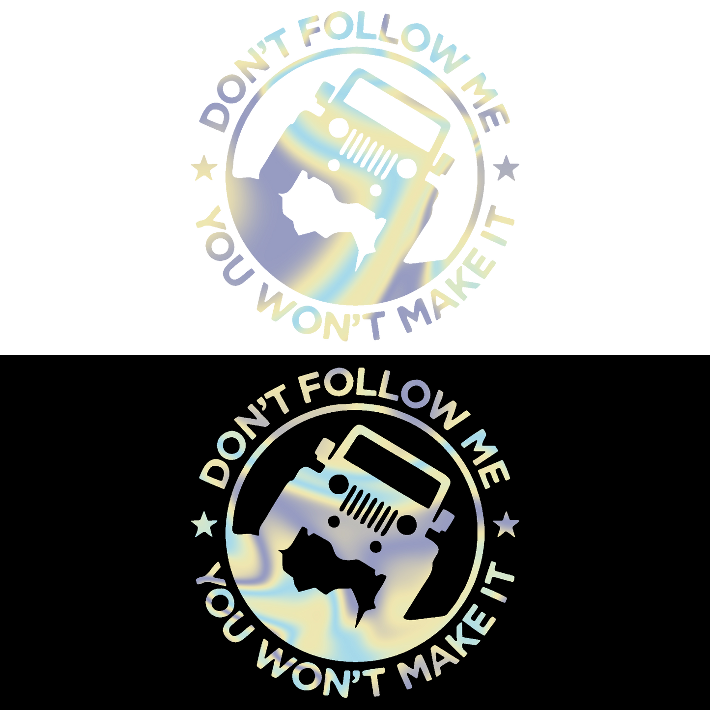 Sticker - DON'T FOLLOW ME