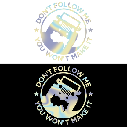 Sticker - DON'T FOLLOW ME
