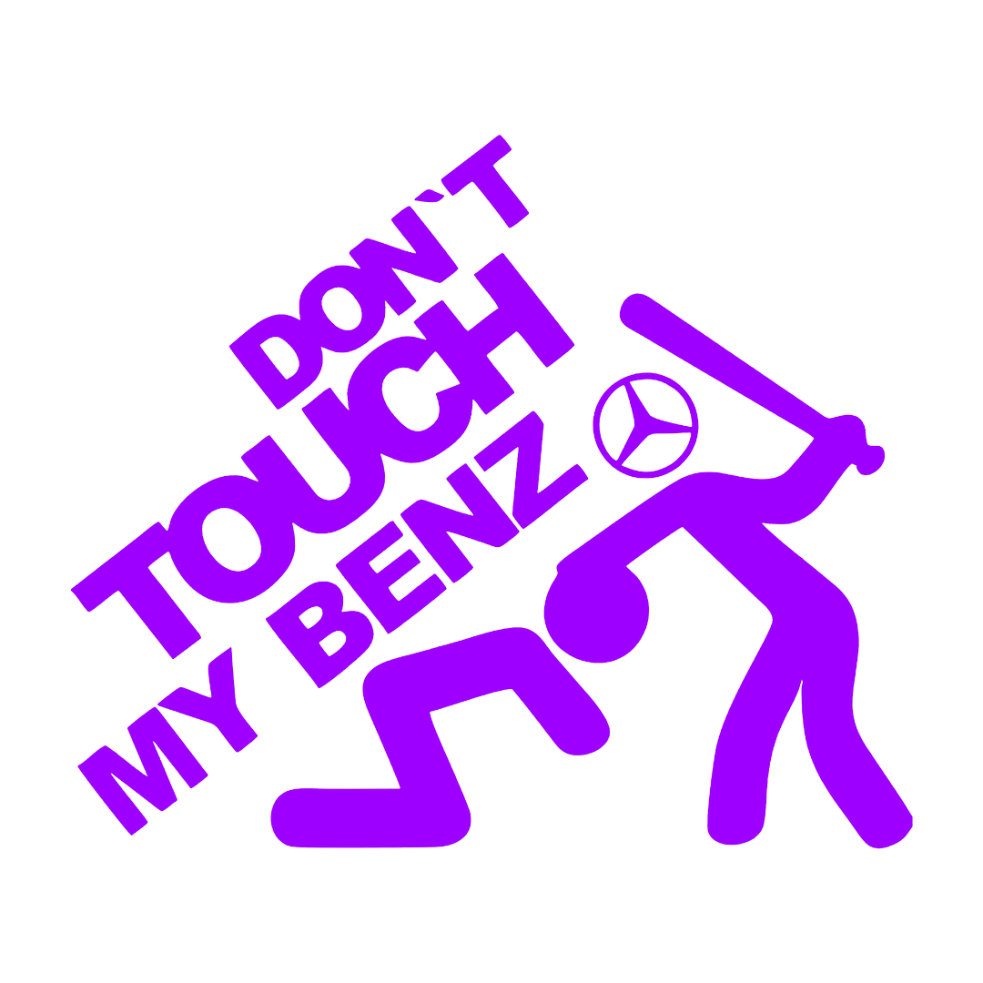 Sticker - DON'T TOUCH MY BENZ