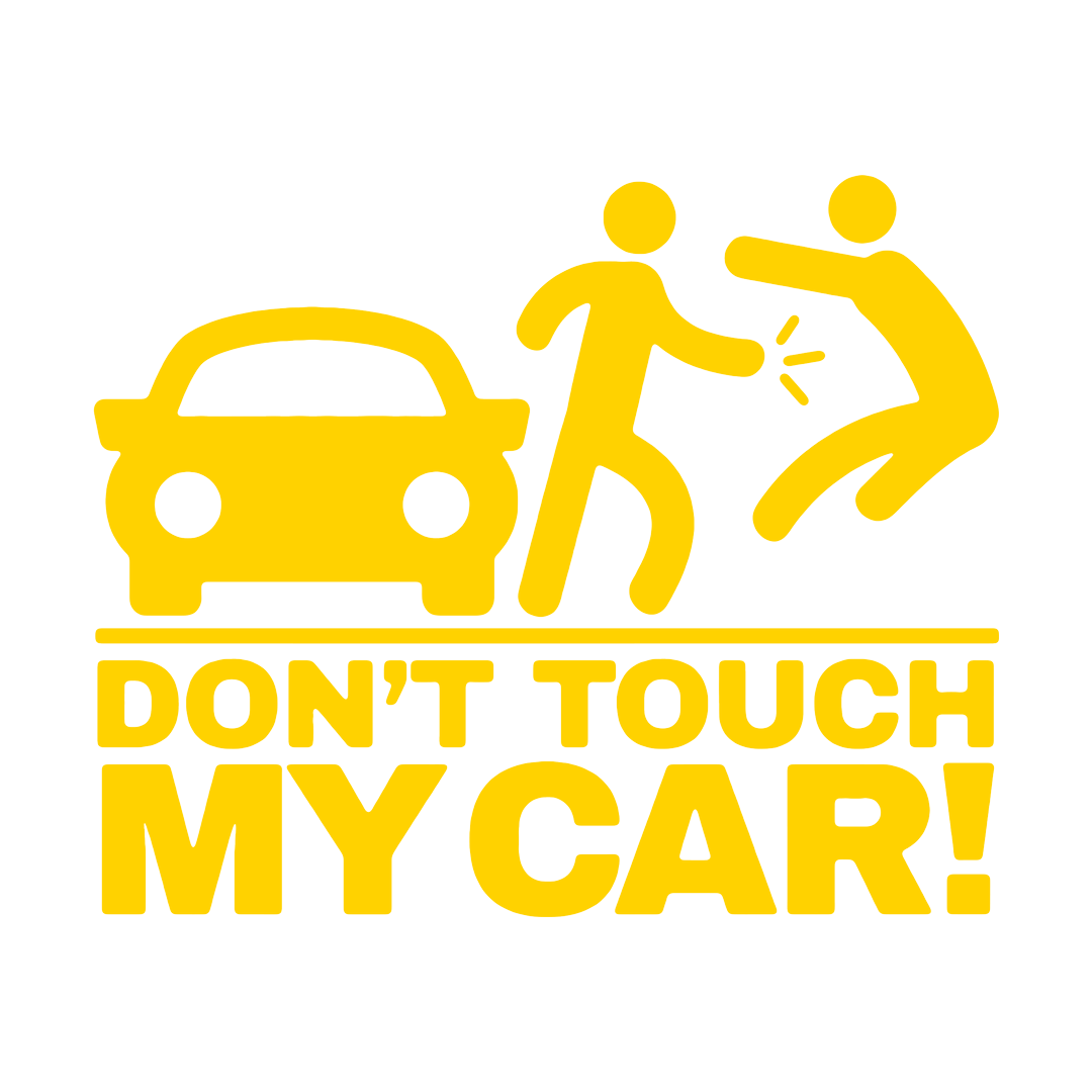 Sticker - DON'T TOUCH MY CAR 2