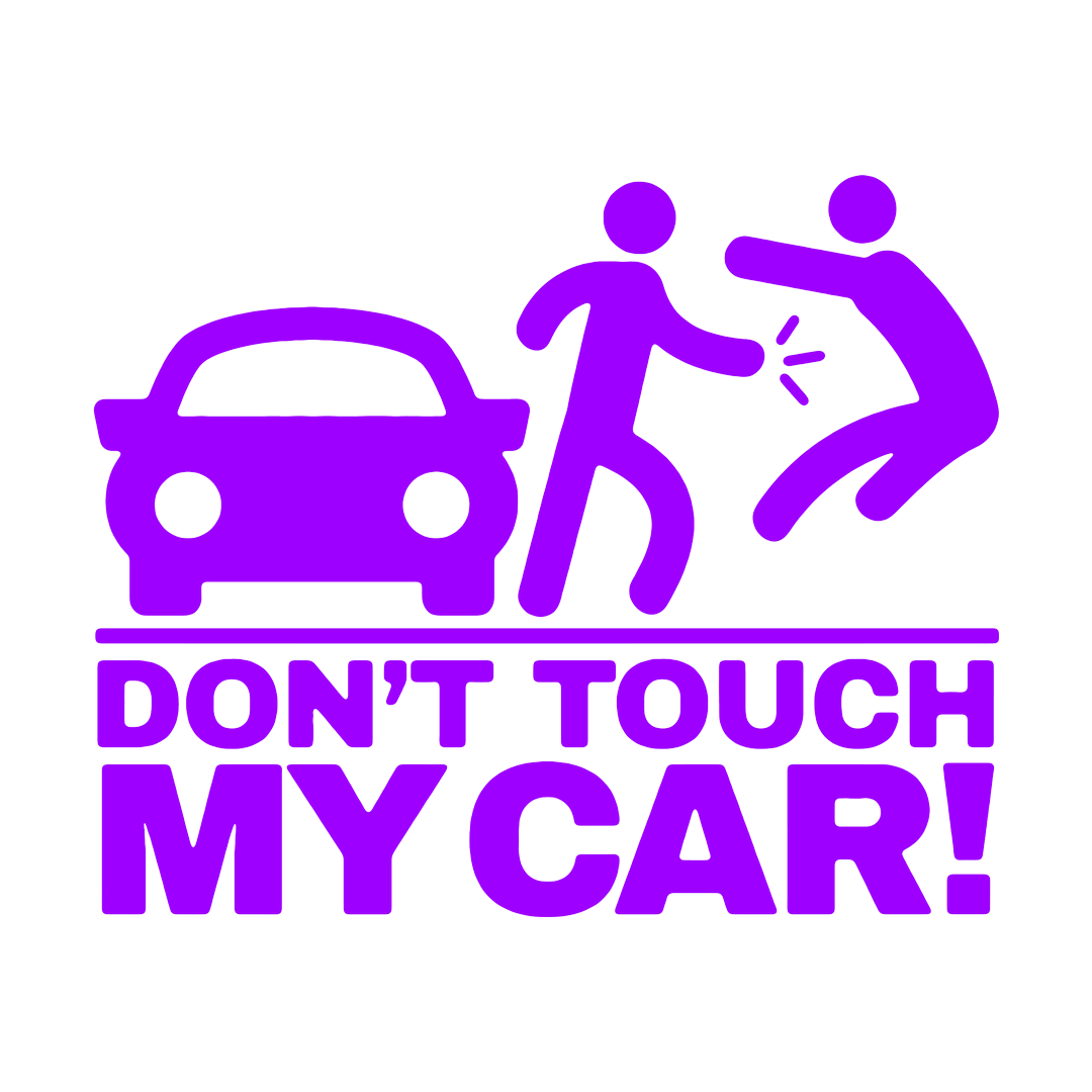 Sticker - DON'T TOUCH MY CAR 2