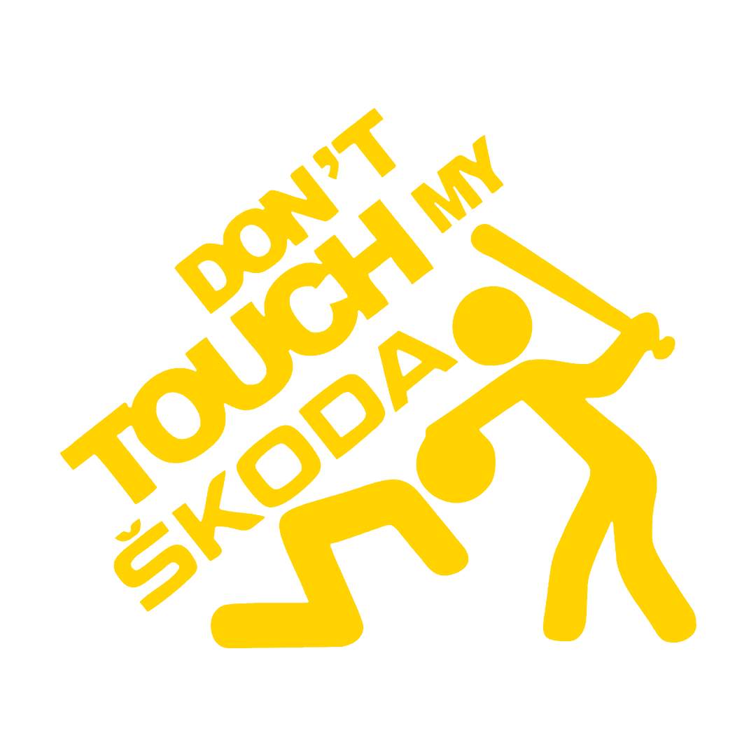 Sticker - DON'T TOUCH MY SKODA