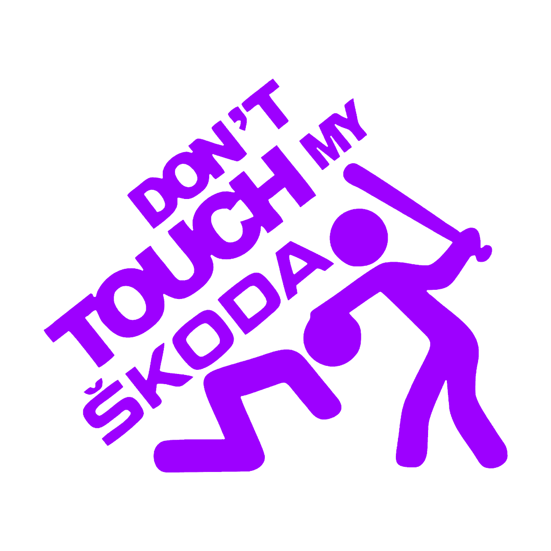 Sticker - DON'T TOUCH MY SKODA