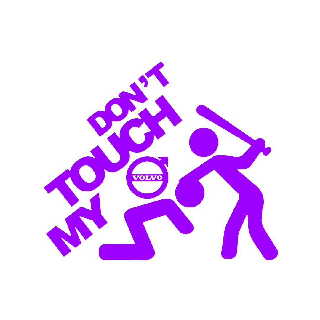 Sticker - DON'T TOUCH MY VOLVO