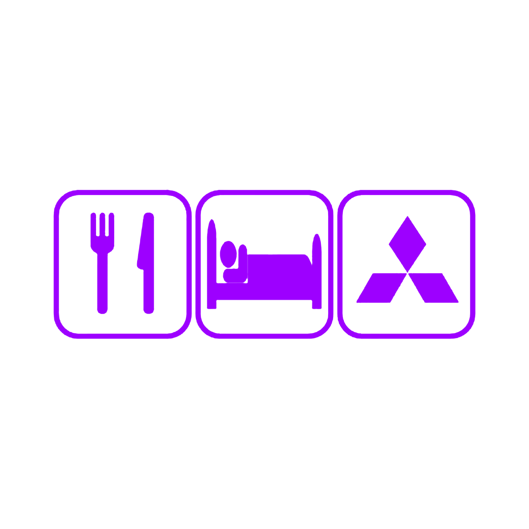 Sticker - EAT SLEEP MITSUBISHI