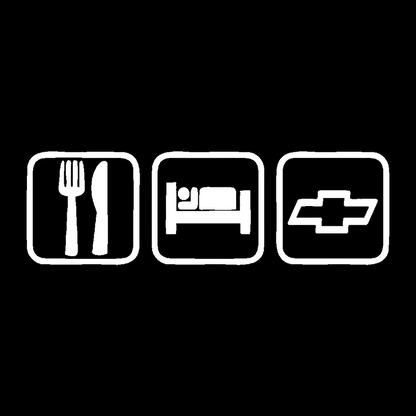 Sticker - EAT SLEEP CHEVROLET