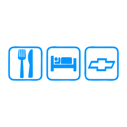 Sticker - EAT SLEEP CHEVROLET
