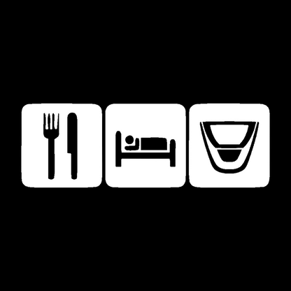 Sticker - EAT SLEEP DACIA