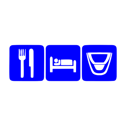 Sticker - EAT SLEEP DACIA