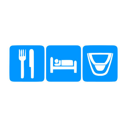 Sticker - EAT SLEEP DACIA