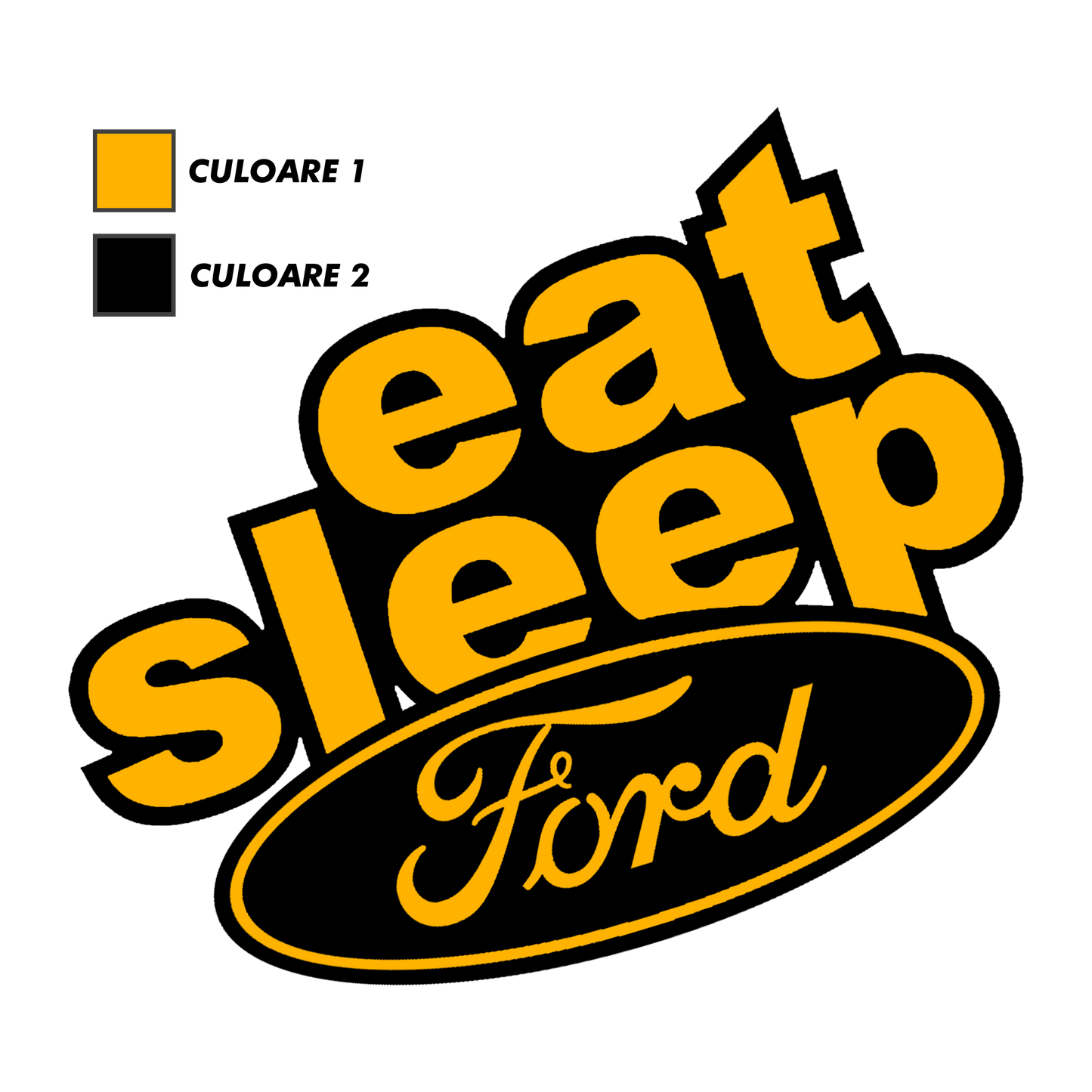Sticker - EAT SLEEP FORD