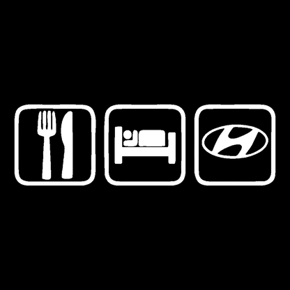 eat sleep hyundai - Alb