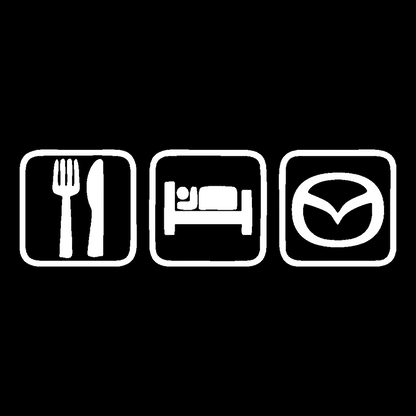 eat sleep mazda - Alb