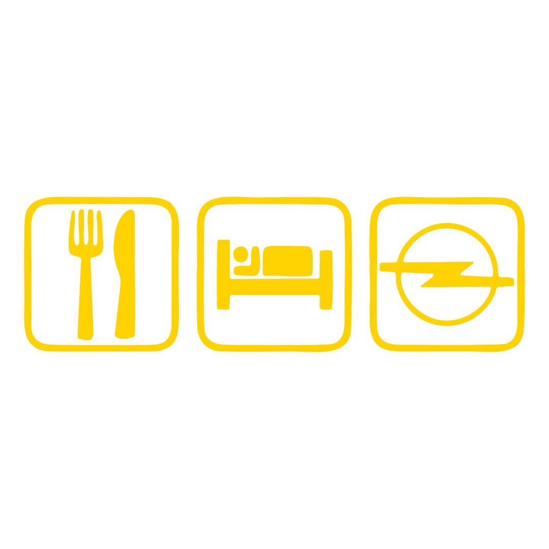 eat sleep opel 2 - Galben