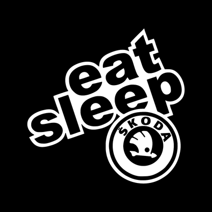 Sticker - EAT SLEEP SKODA