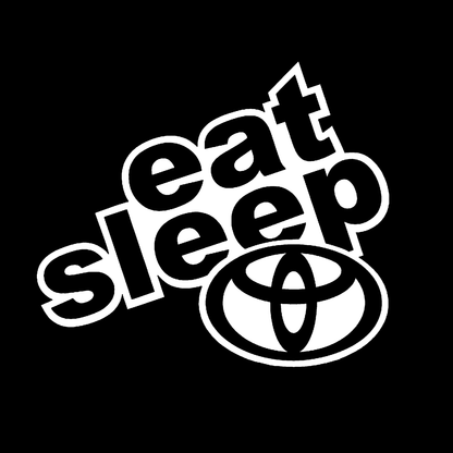 Sticker - EAT SLEEP TOYOTA