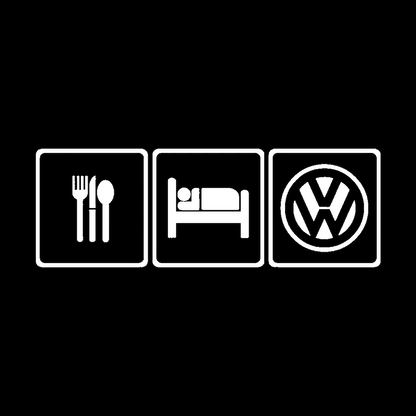 Sticker - EAT SLEEP VOLKSWAGEN
