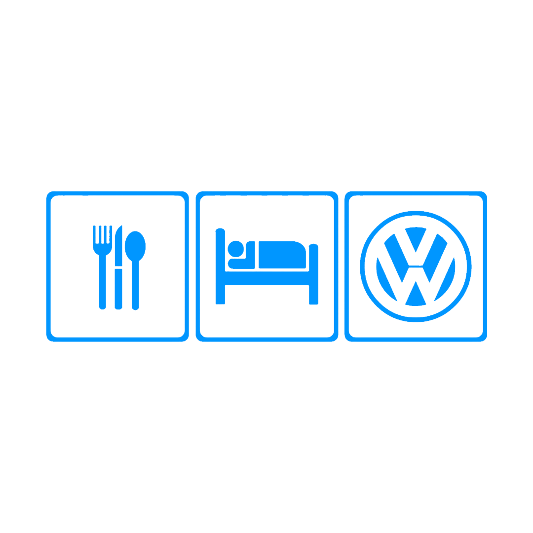 Sticker - EAT SLEEP VOLKSWAGEN