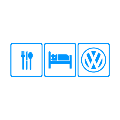 Sticker - EAT SLEEP VOLKSWAGEN