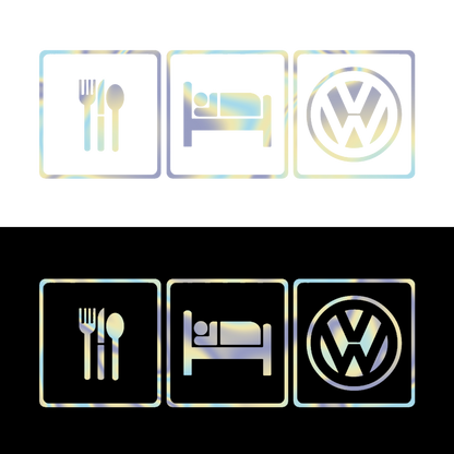 Sticker - EAT SLEEP VOLKSWAGEN