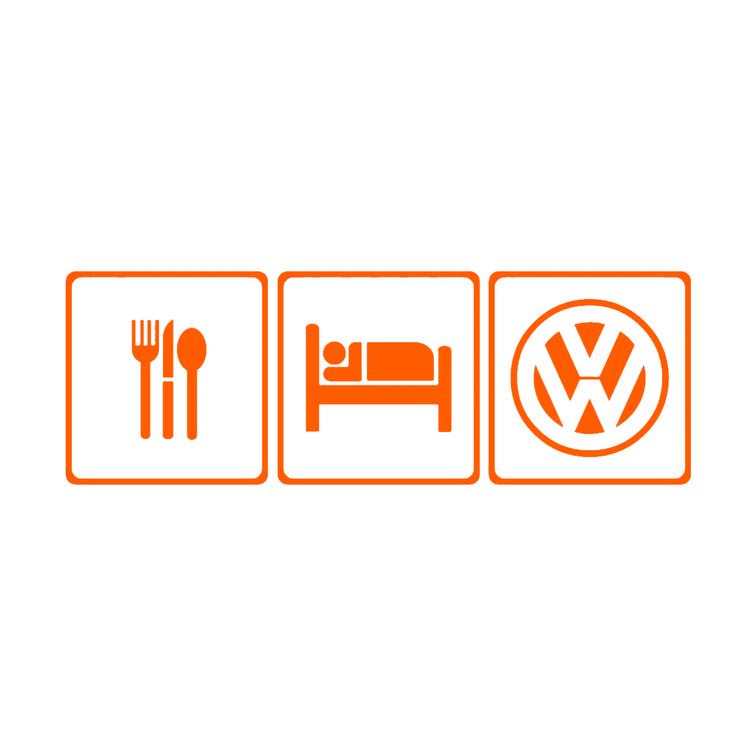 Sticker - EAT SLEEP VOLKSWAGEN
