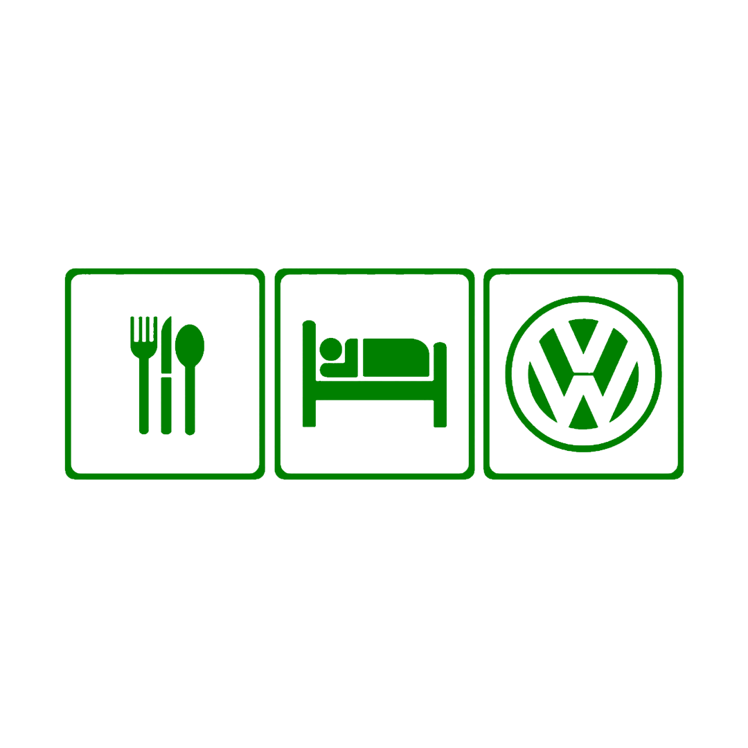 Sticker - EAT SLEEP VOLKSWAGEN