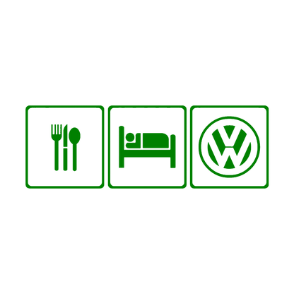 Sticker - EAT SLEEP VOLKSWAGEN