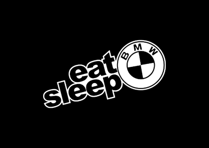 Sticker - EAT SLEEP BMW