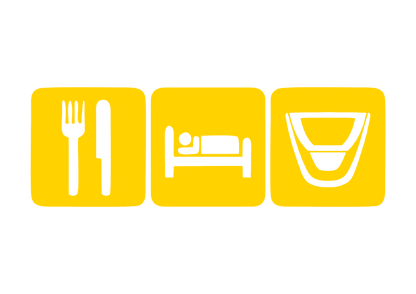Sticker - EAT SLEEP DACIA