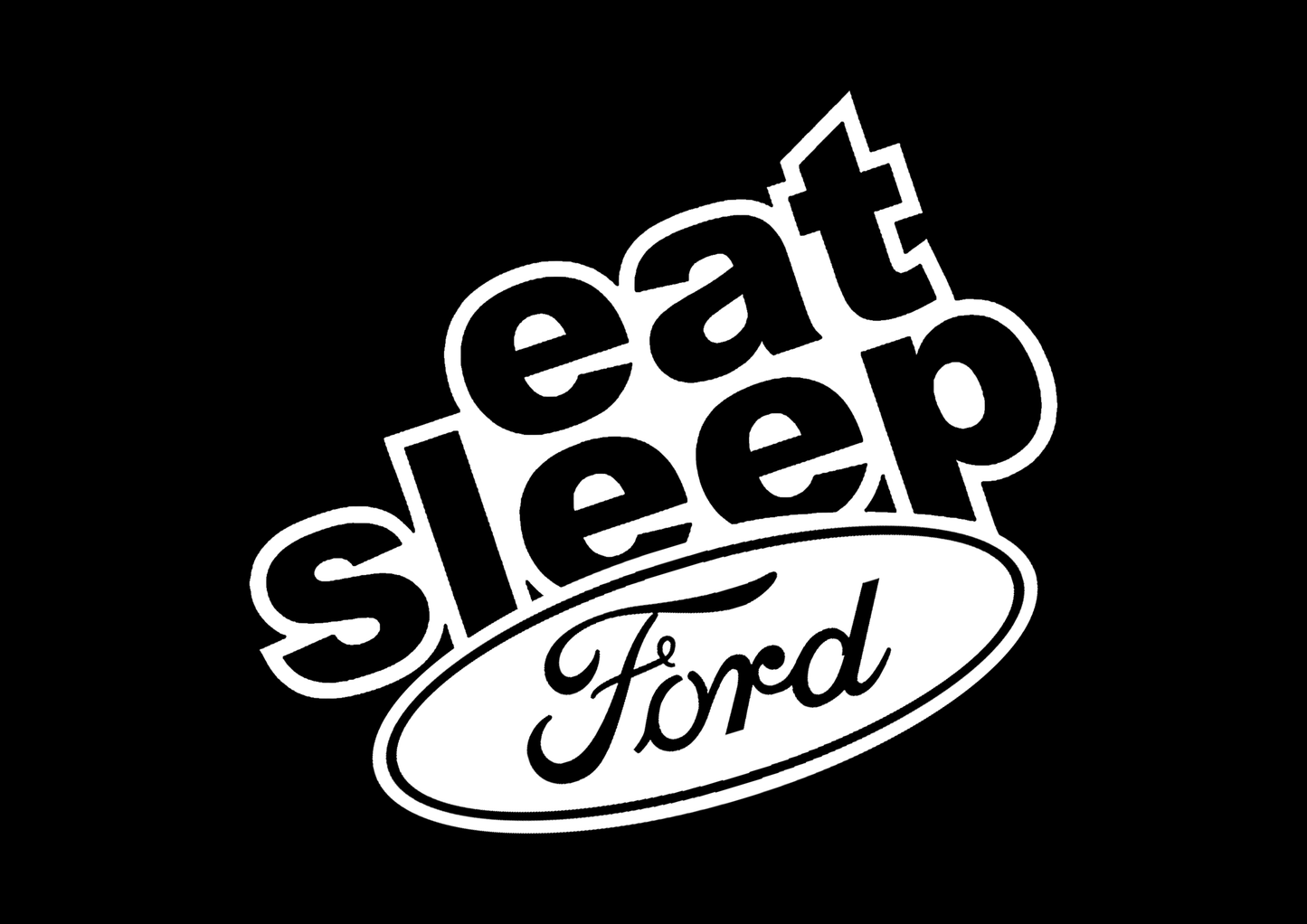 Sticker - EAT SLEEP FORD