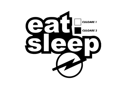 Sticker - EAT SLEEP OPEL