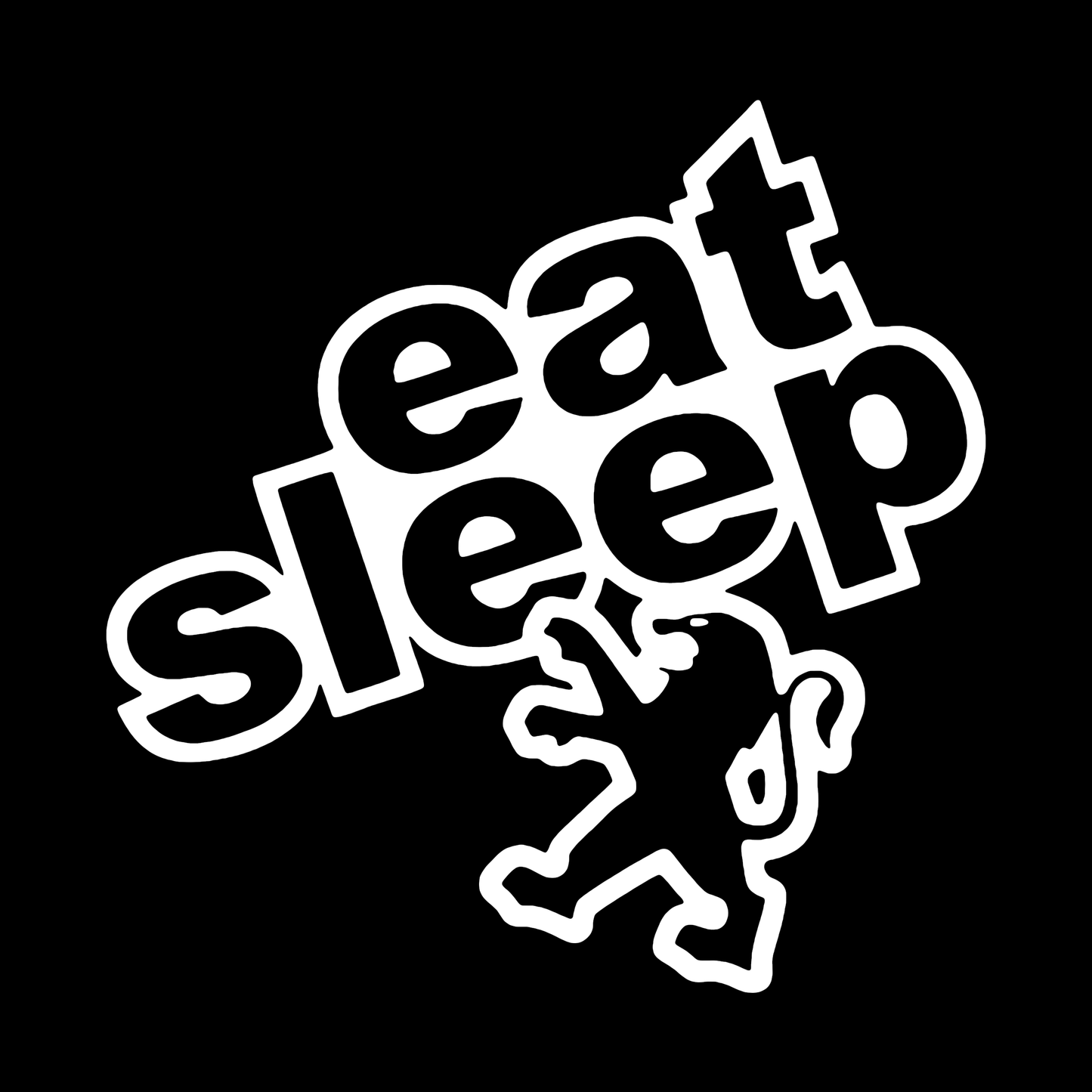 Sticker - EAT SLEEP PEUGEOT