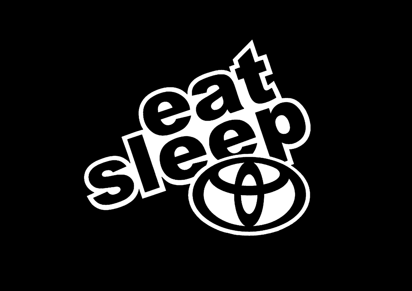 Sticker - EAT SLEEP TOYOTA