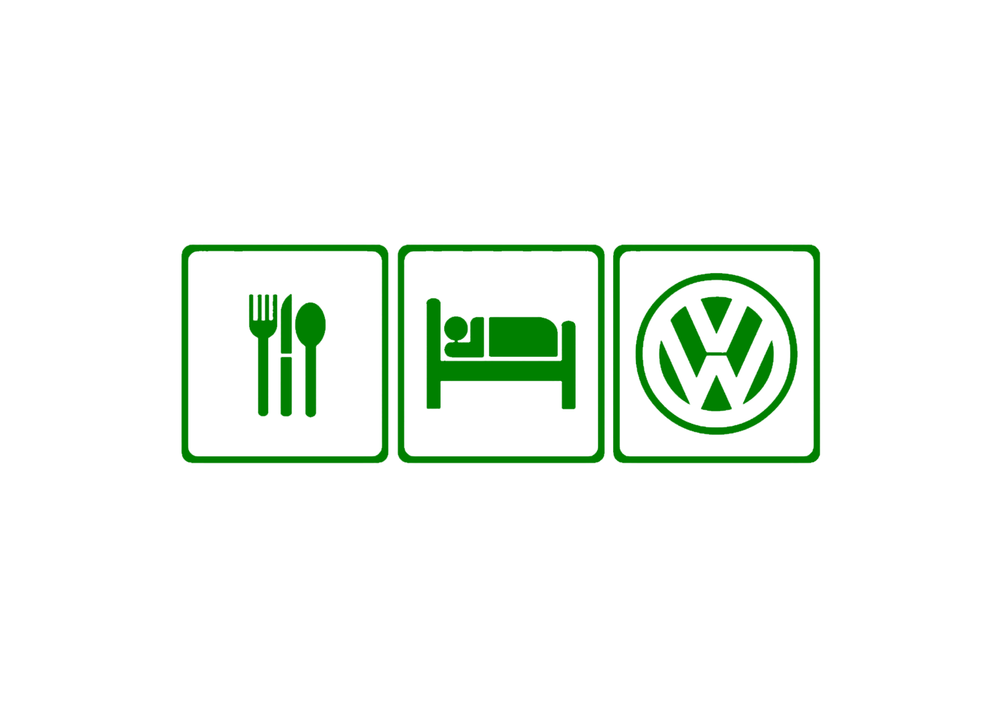 Sticker - EAT SLEEP VOLKSWAGEN