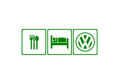Sticker - EAT SLEEP VOLKSWAGEN