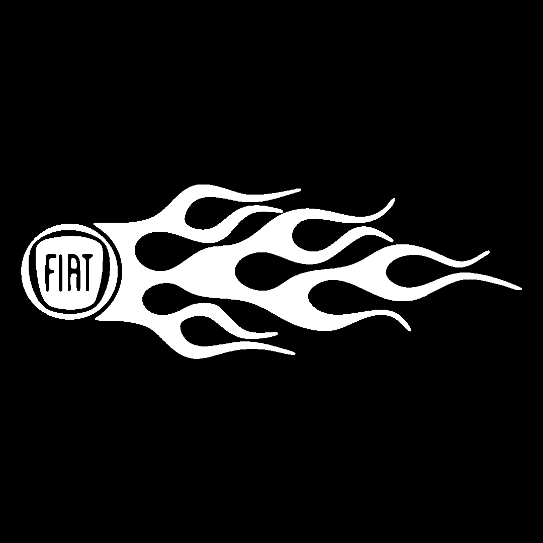 Sticker - FIAT FLAMES