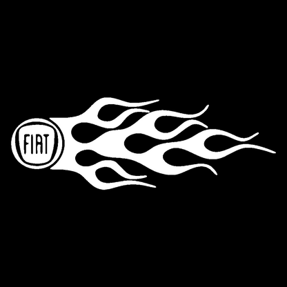 Sticker - FIAT FLAMES