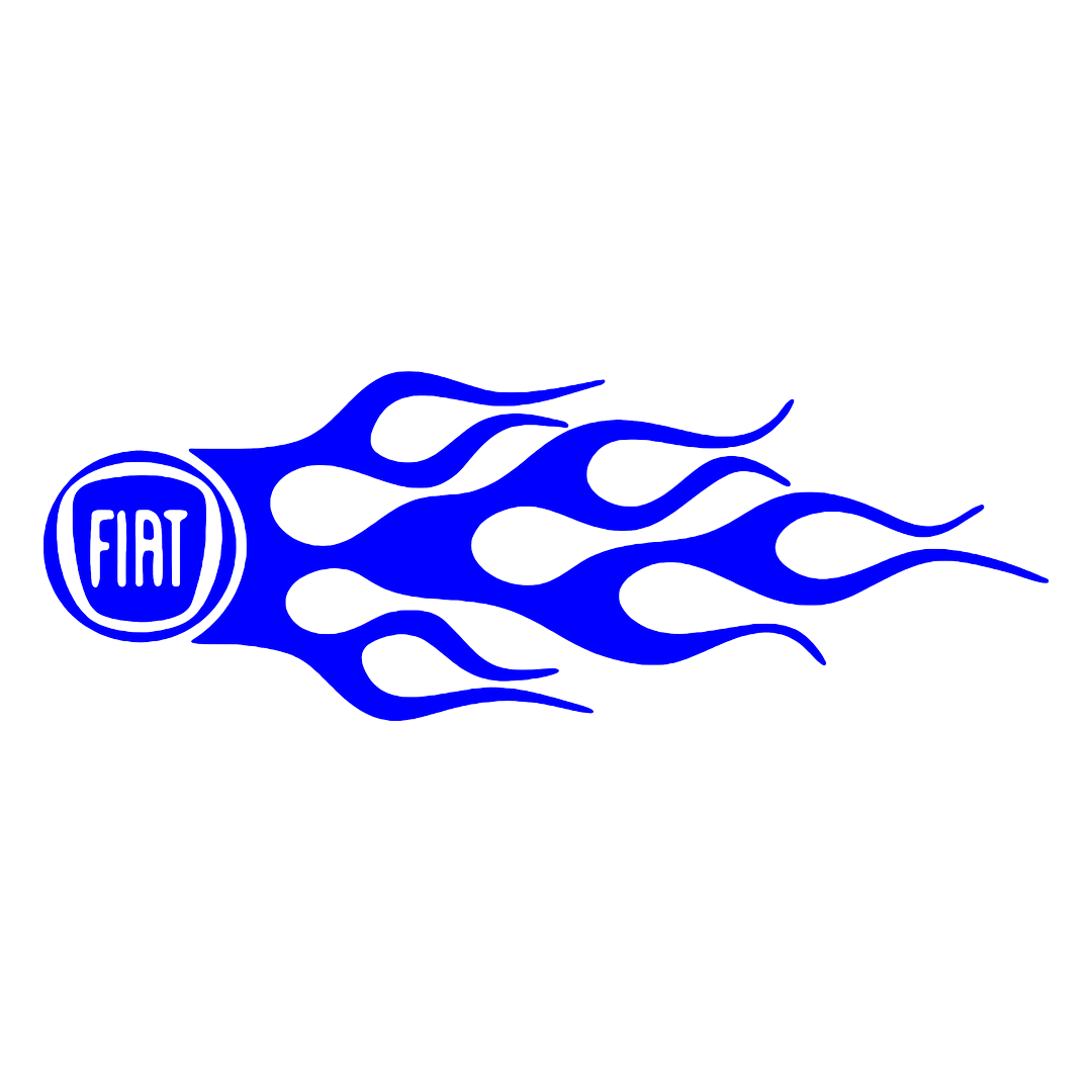 Sticker - FIAT FLAMES