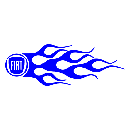 Sticker - FIAT FLAMES