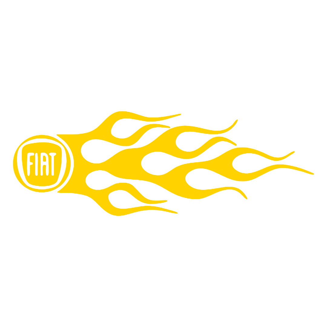 Sticker - FIAT FLAMES