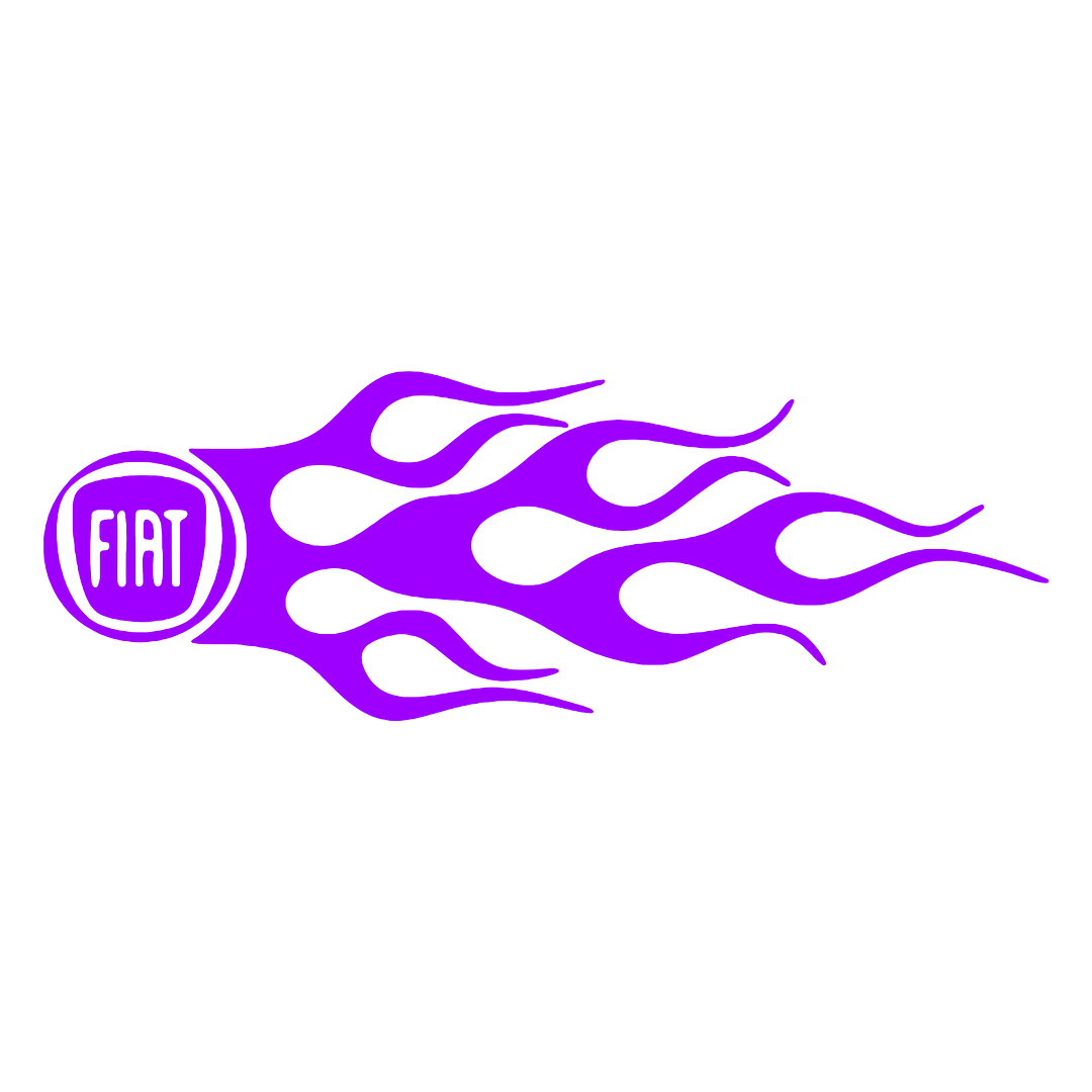 Sticker - FIAT FLAMES