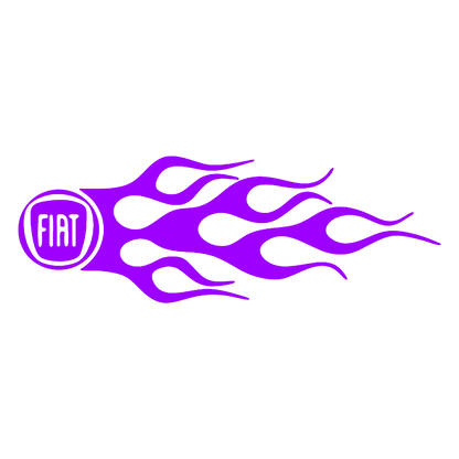 Sticker - FIAT FLAMES