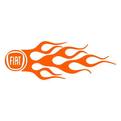 Sticker - FIAT FLAMES