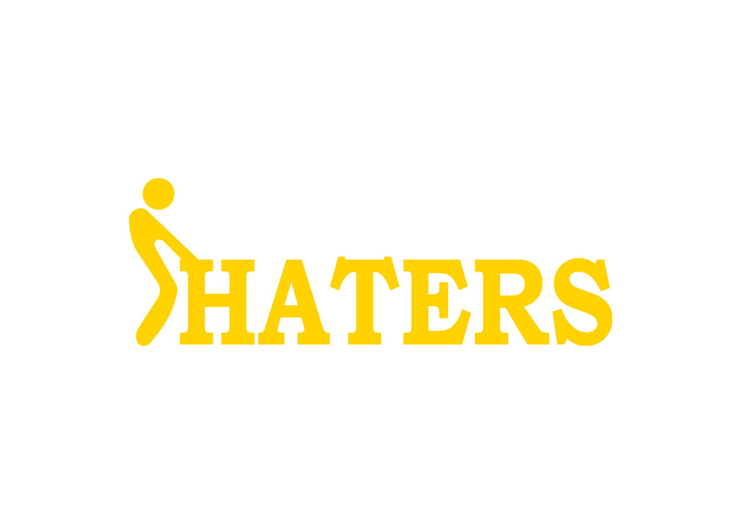 Sticker - FU*K HATERS