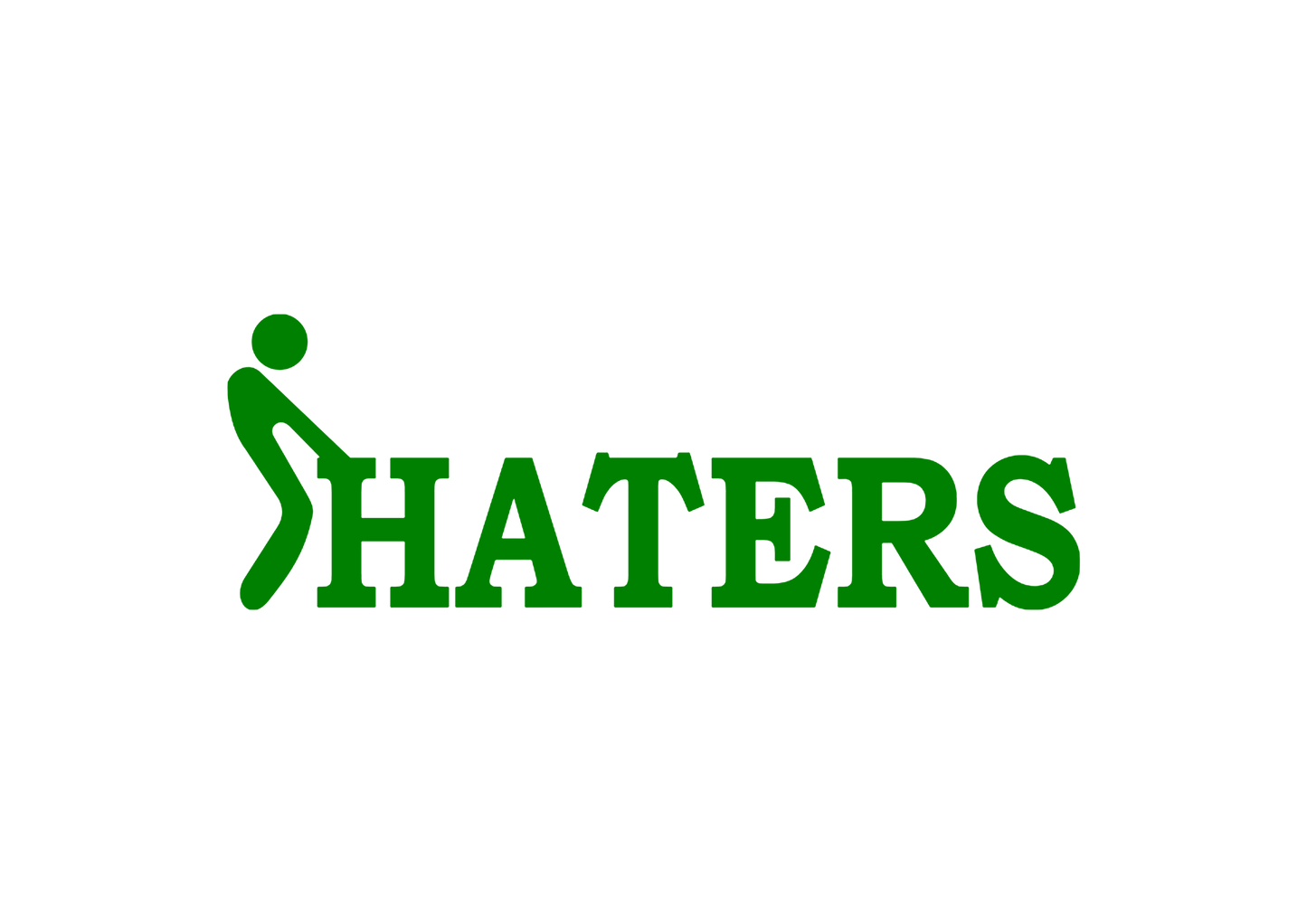 Sticker - FU*K HATERS