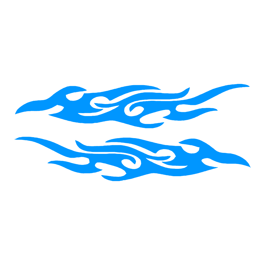 Sticker Set - X2 FLAMES
